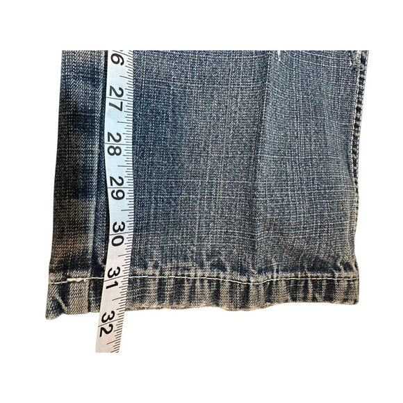 Southpole 4180  Mens Relaxed Fit Blue Jeans Distressed Denim Casual Wear Size 32 - Picture 15 of 16